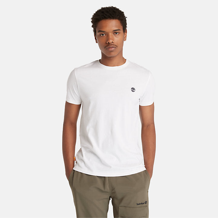 TIMBERLAND SMALL LOGO T-SHIRT - WHITE