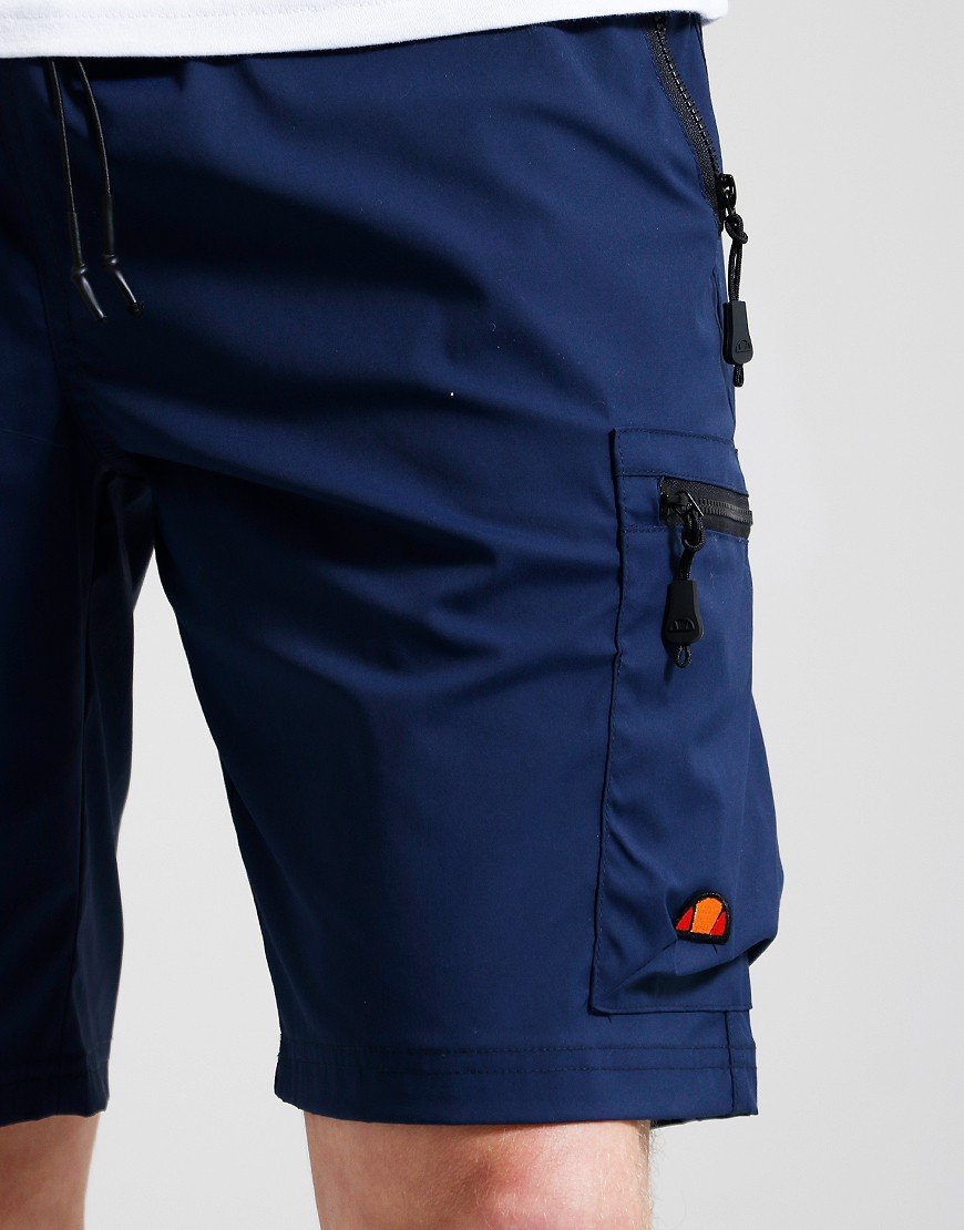 ELLESSE BULLSEYE CARGO SHORTS  - NAVY