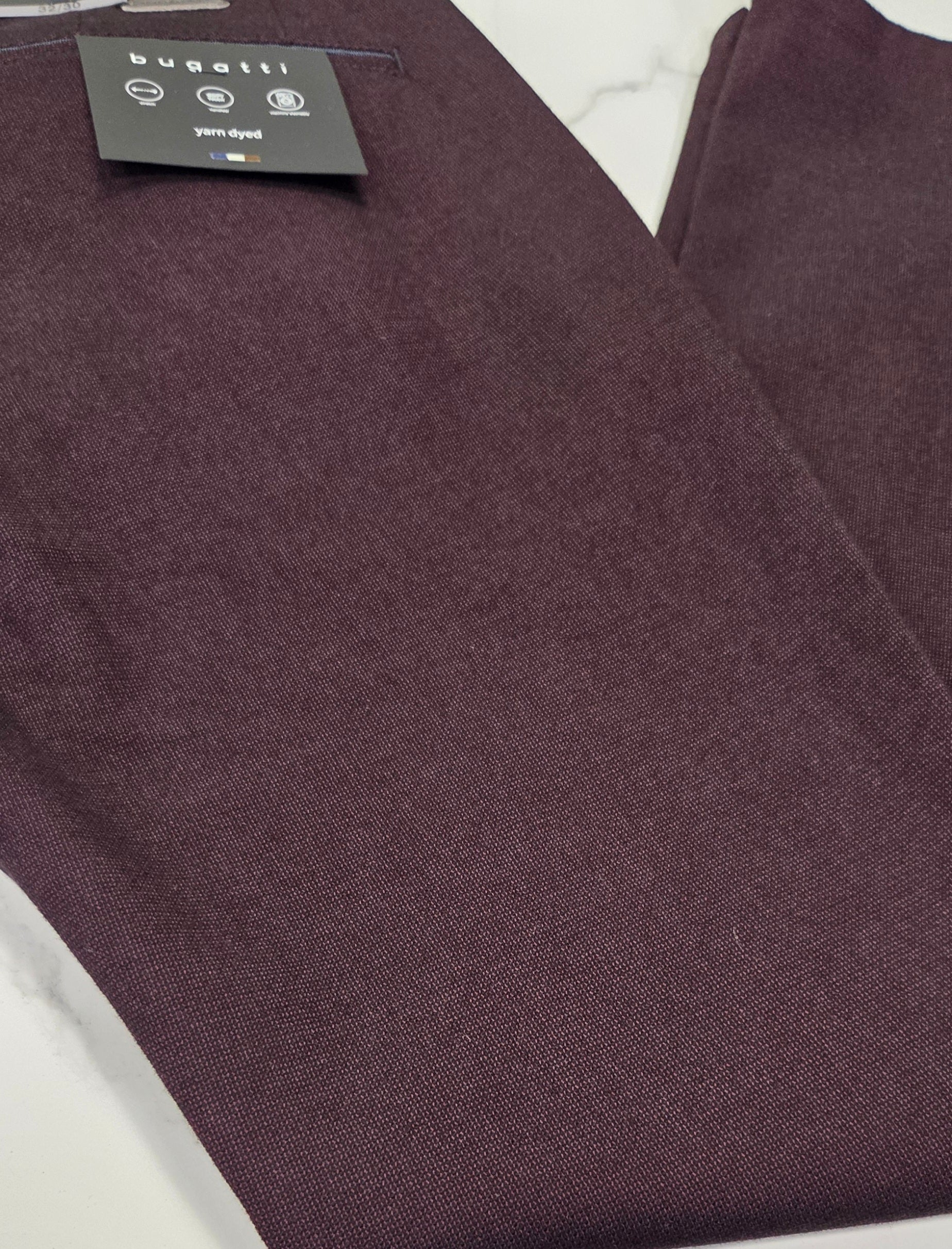 BUGATTI COMBI TROUSERS - WINE