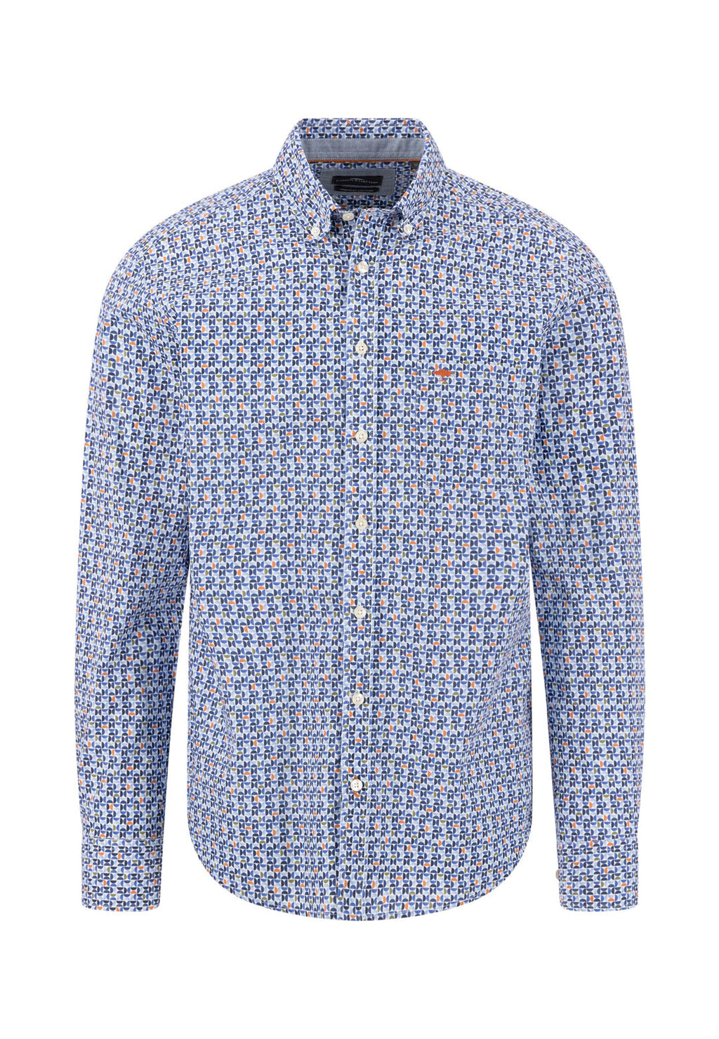 FYNCH HATTON RETRO PRINT SHIRT - MULTI