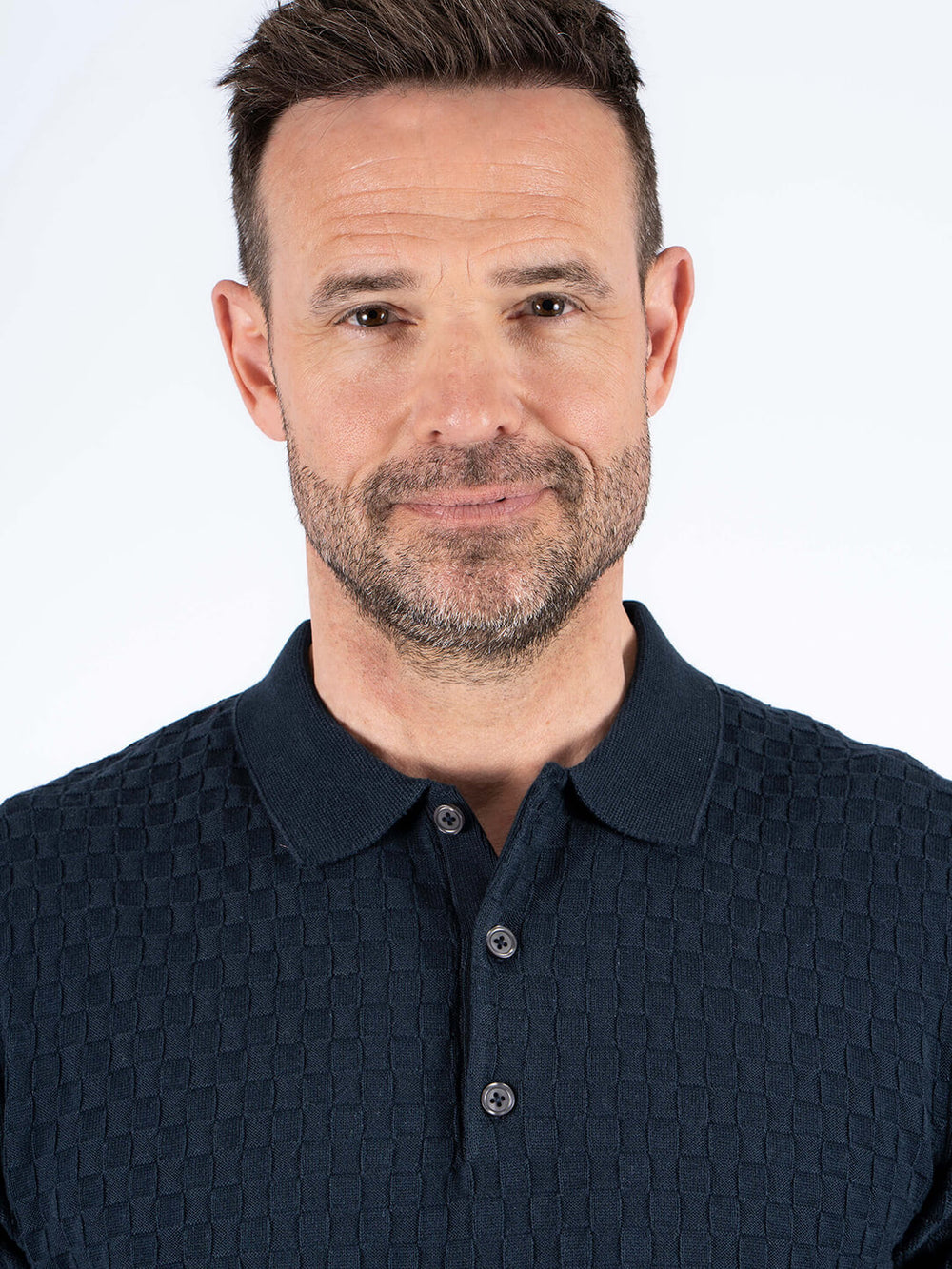 PRE END CHARLY KNIT POLO SHIRT - NAVY