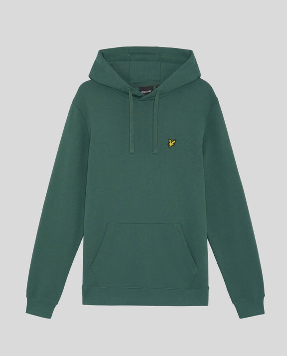 LYLE & SCOTT CORE LOGO HOODIE - GREEN