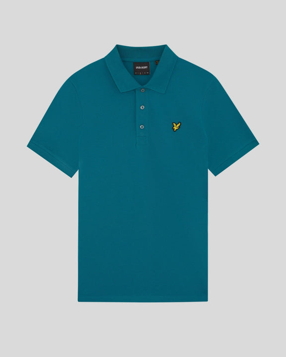 LYLE & SCOTT CORE POLO SHIRT  - TEAL