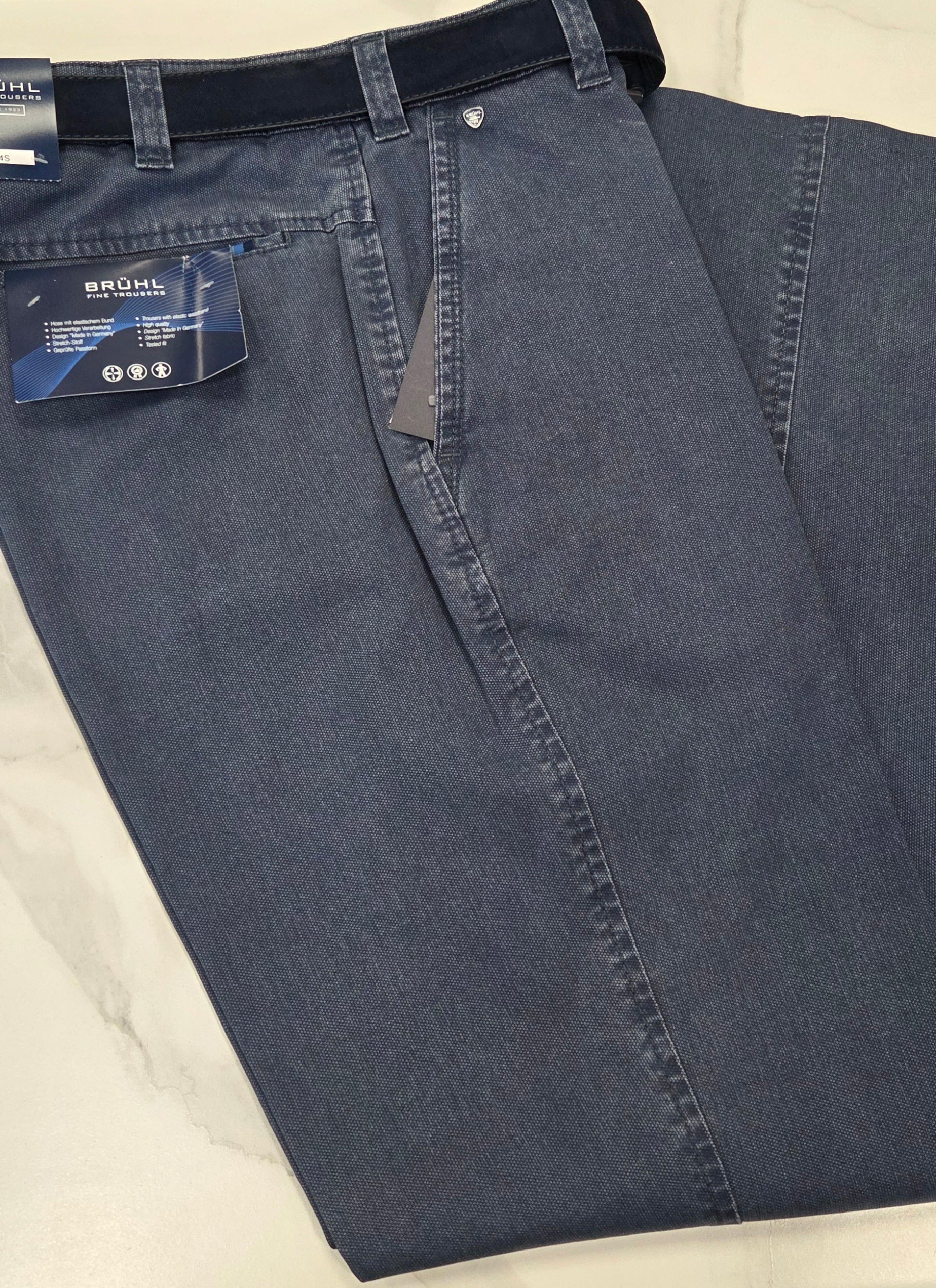 BRUHL CATANIA B TROUSERS (0373-185110-092/570) - BLUE