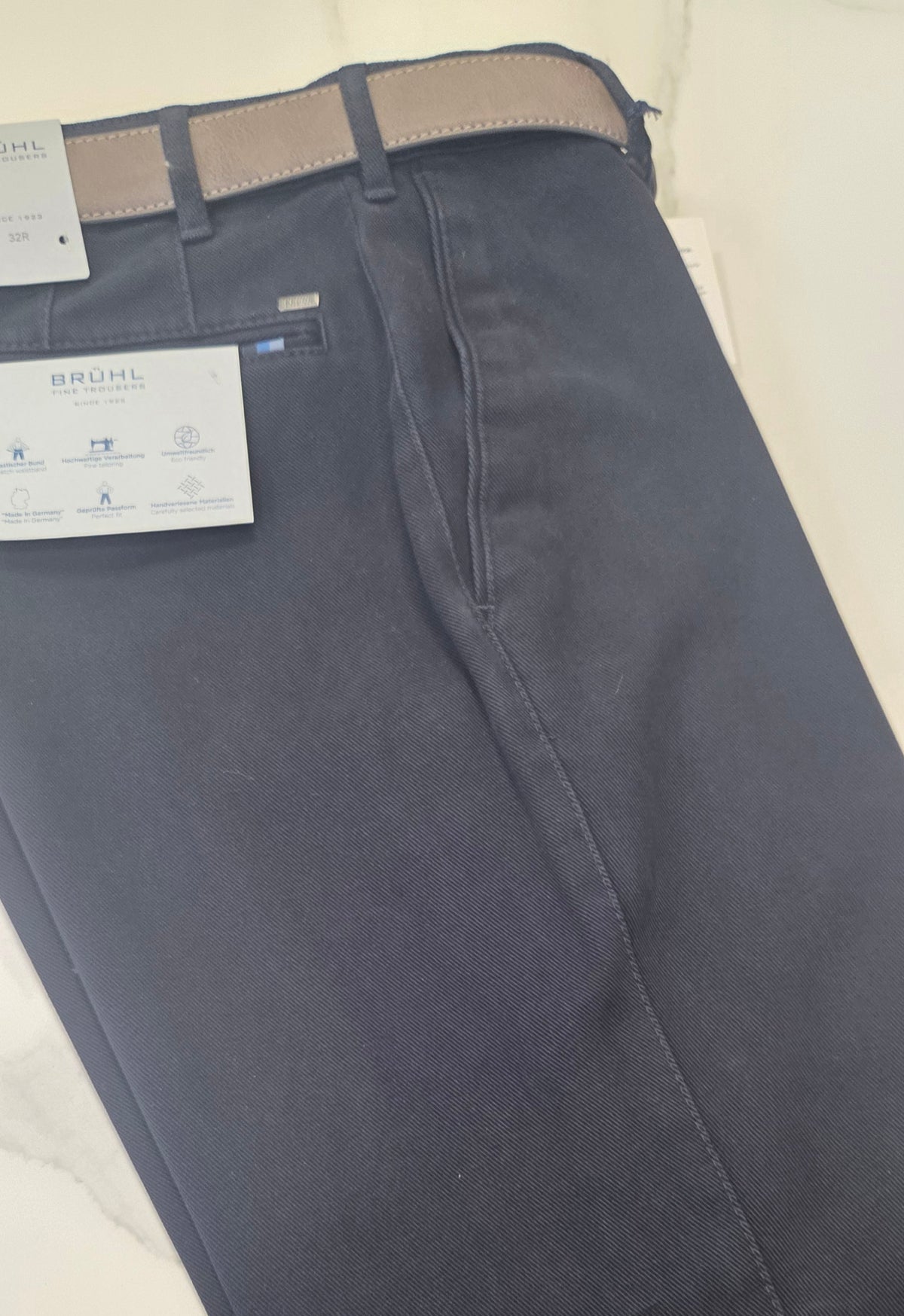 BRUHL PARMA B TROUSERS (0585-186550-092) - NAVY