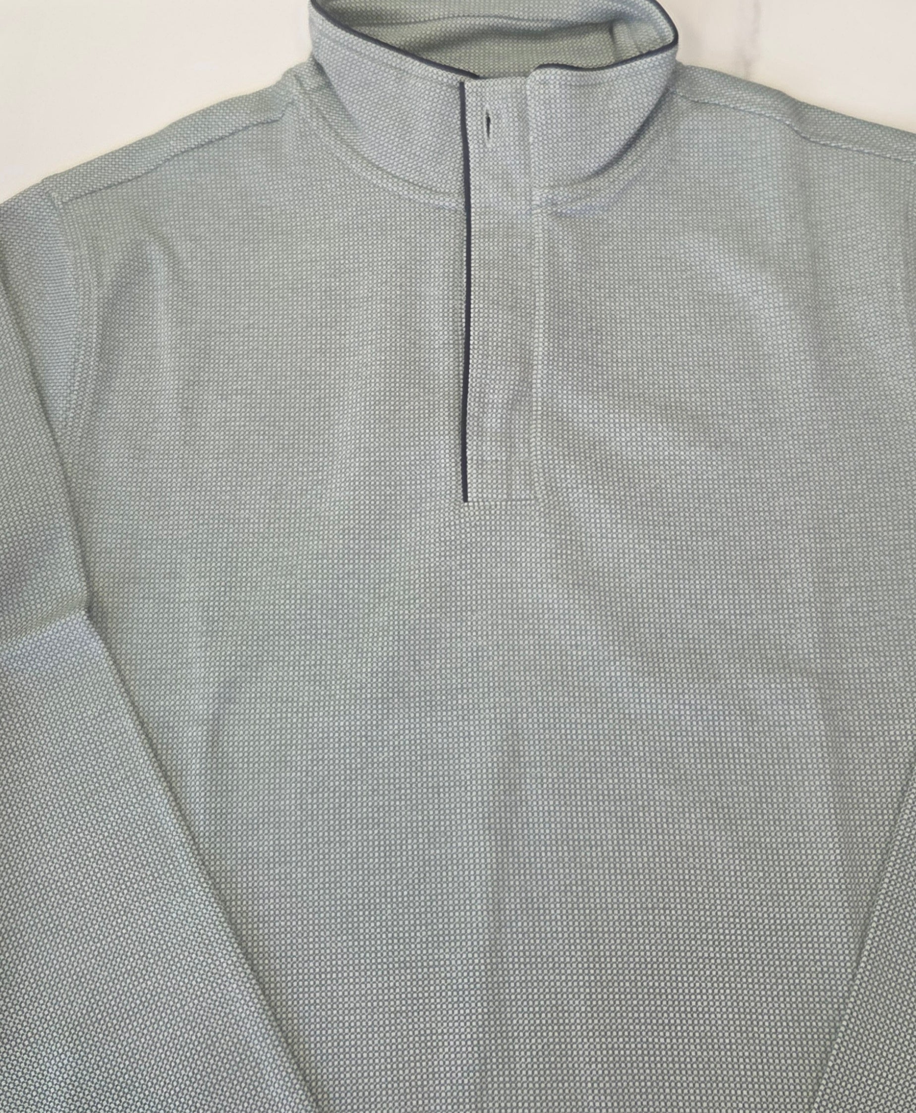 BAILEYS 1/4 BUTTON SWEATSHIRT (613147/71) - GREEN