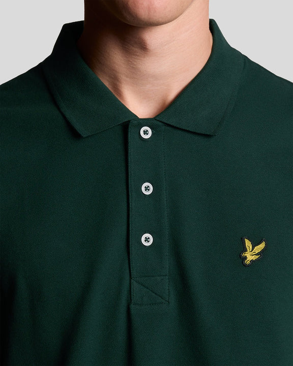 LYLE & SCOTT CORE POLO SHIRT- GREEN