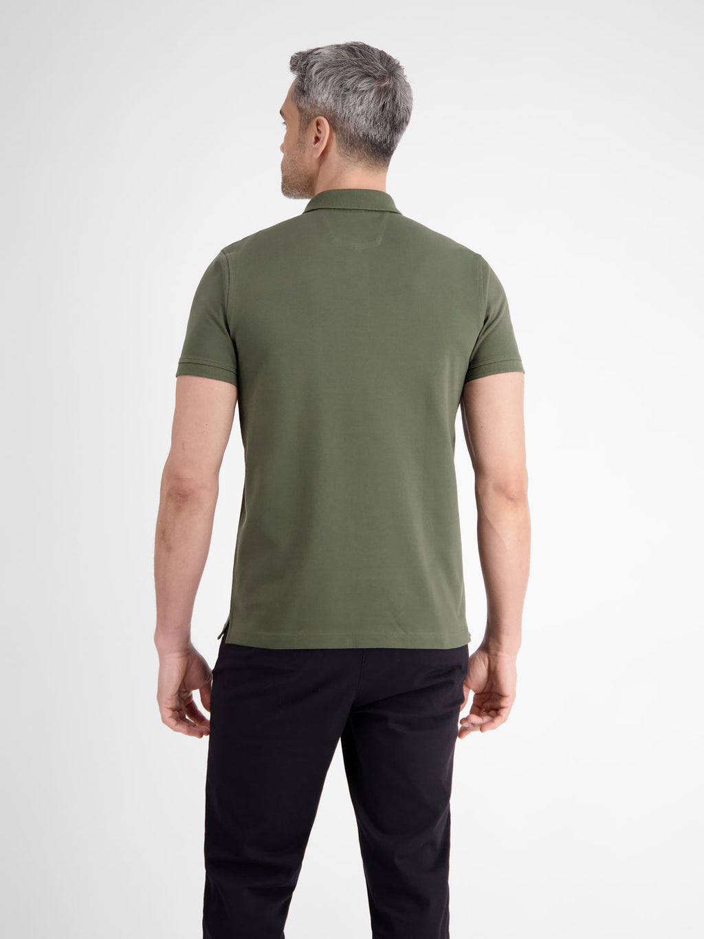 LERROS PIQUE POLOSHIRT - OLIVE
