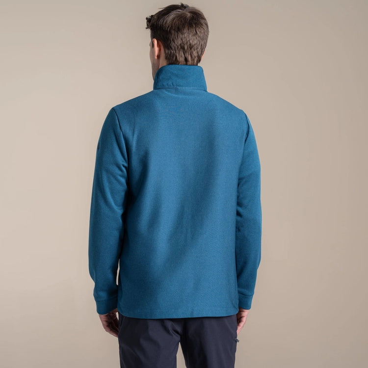 CRAGHOPPERS BLAKE 1/2 ZIP  FLEECE - BLUE