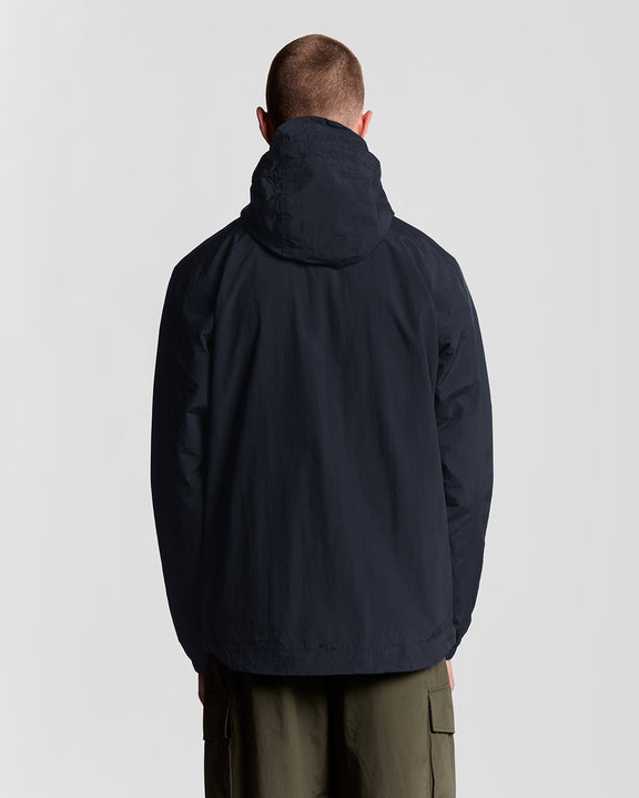 LYLE& SCOTT ZIP HOODED JACKET  - NAVY