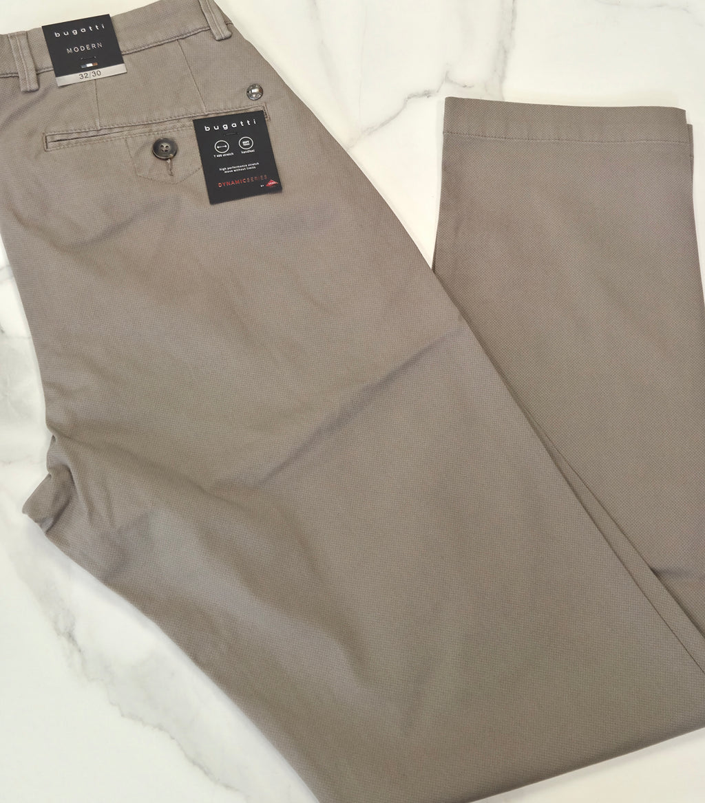 BUGATTI DYNAMIC HI STETCH CHINO (16370E/80) - SAND
