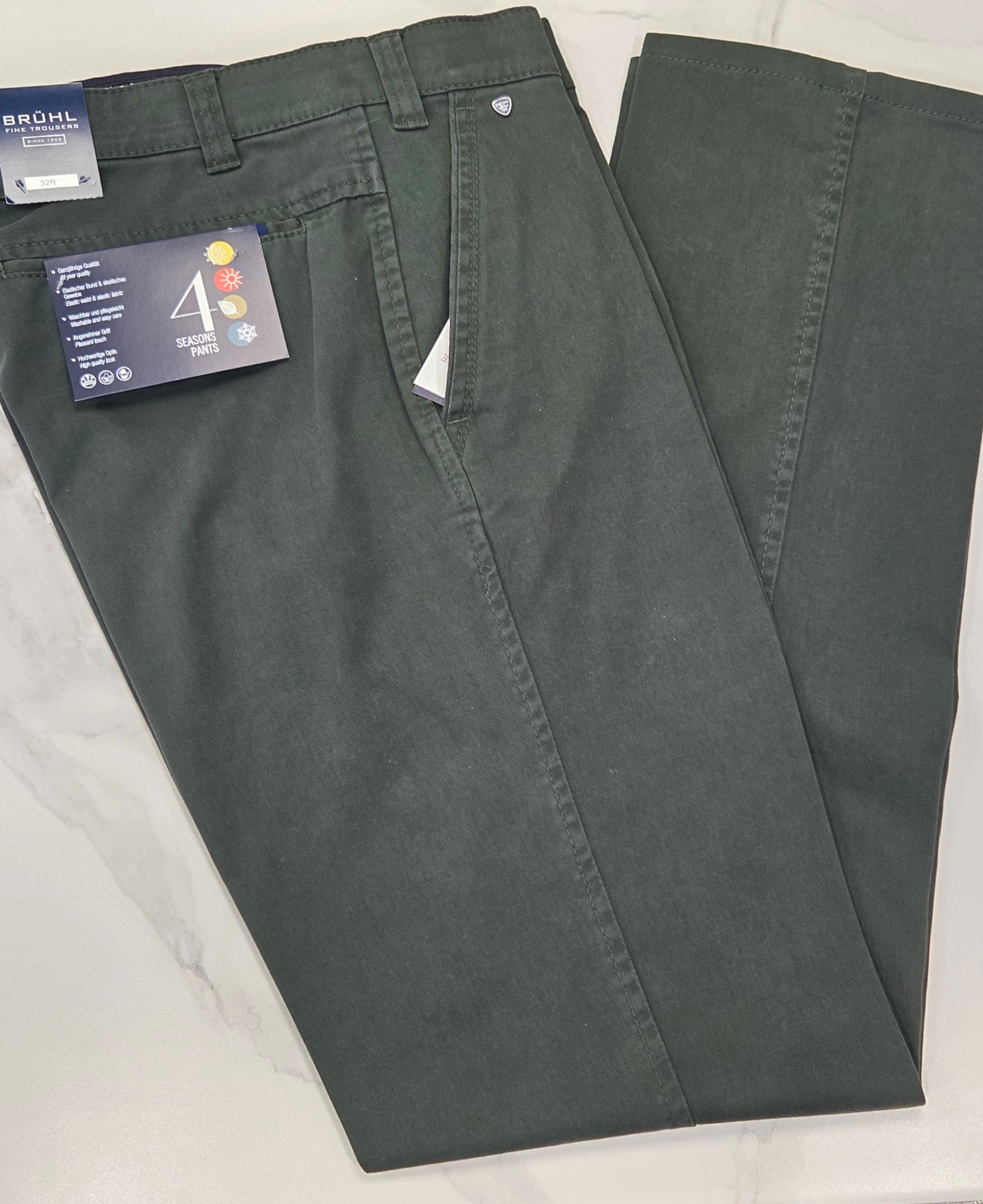 BRUHL CATANIA TROUSERS (0373-184060-192) - KHAKI