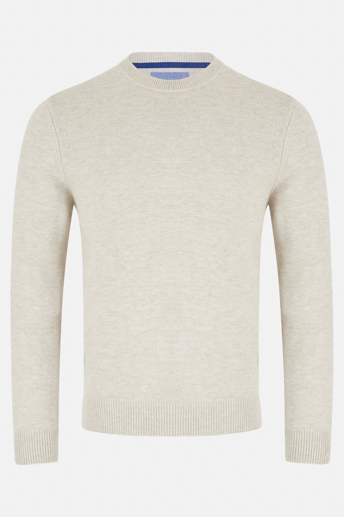 BENETTI FRANCO CREW NECK KNITWEAR - BEIGE