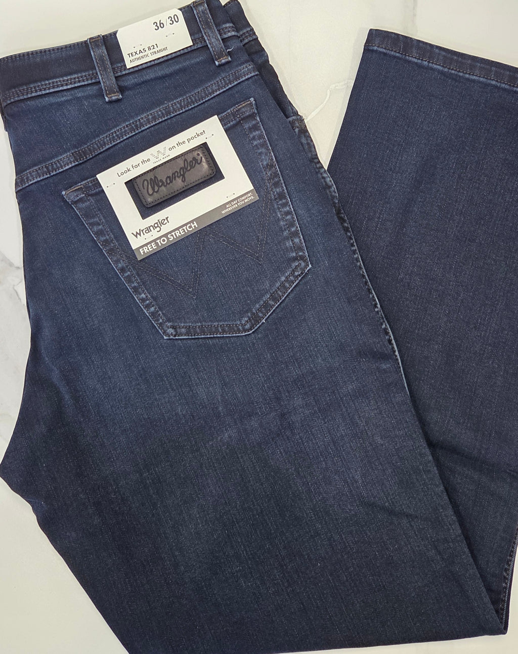 WRANGLER TEXAS 821 MIDNIGHT RODEO - DARK DENIM