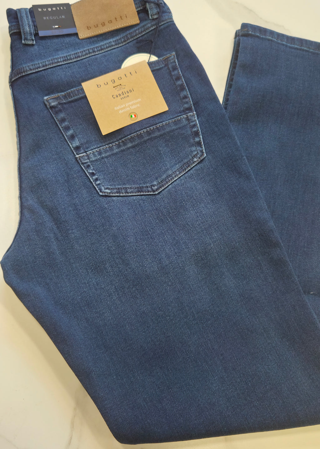 BUGATTI CANDIANI PREMIUM ITALIAN  JEANS (26650/363) - DENIM BLUE
