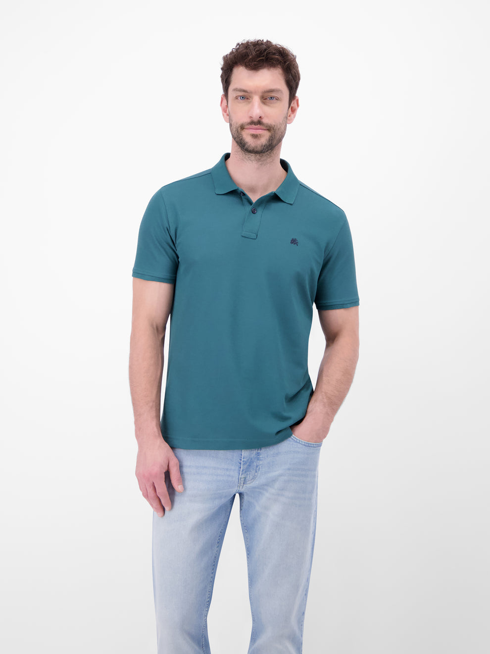 LERROS PIQUE POLO SHIRT (2003299/662) - TEAL