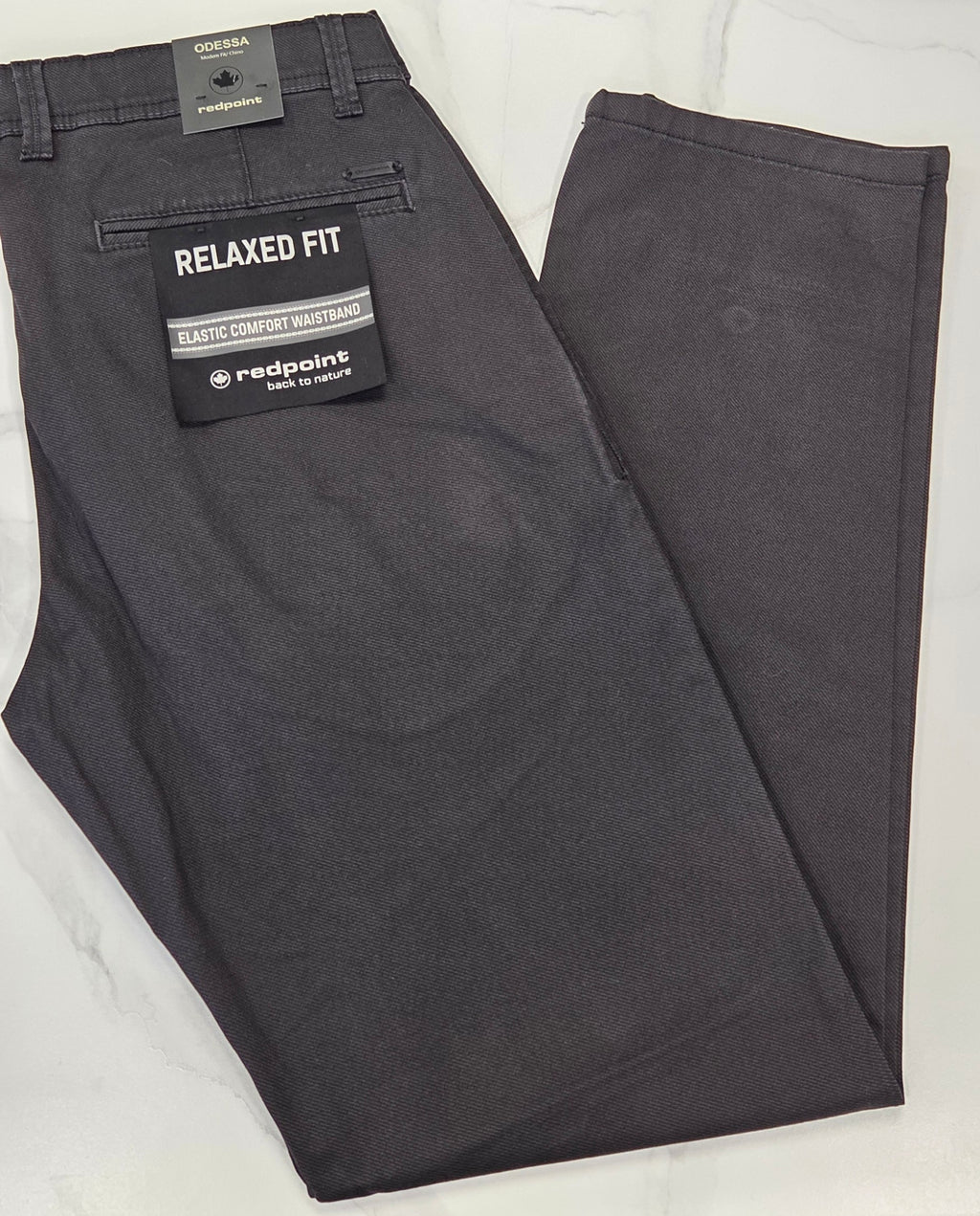 REDPOINT ODESSA RELAXED FIT CHINO (80098/7759/400-1100) -CHARCOAL