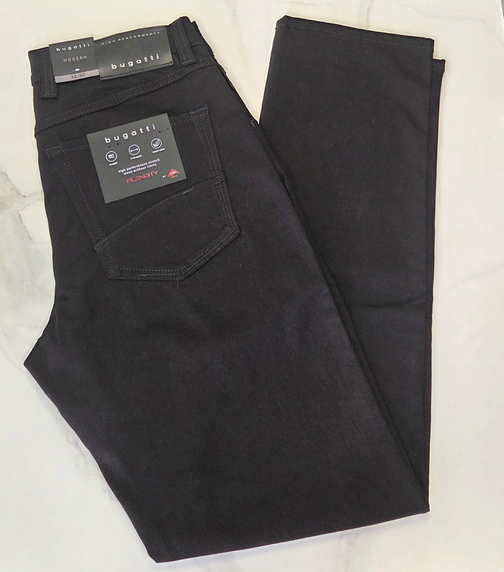 BUGATTI FLEXCITY STRETCH JEANS (3278D/96635/290) - BLACK