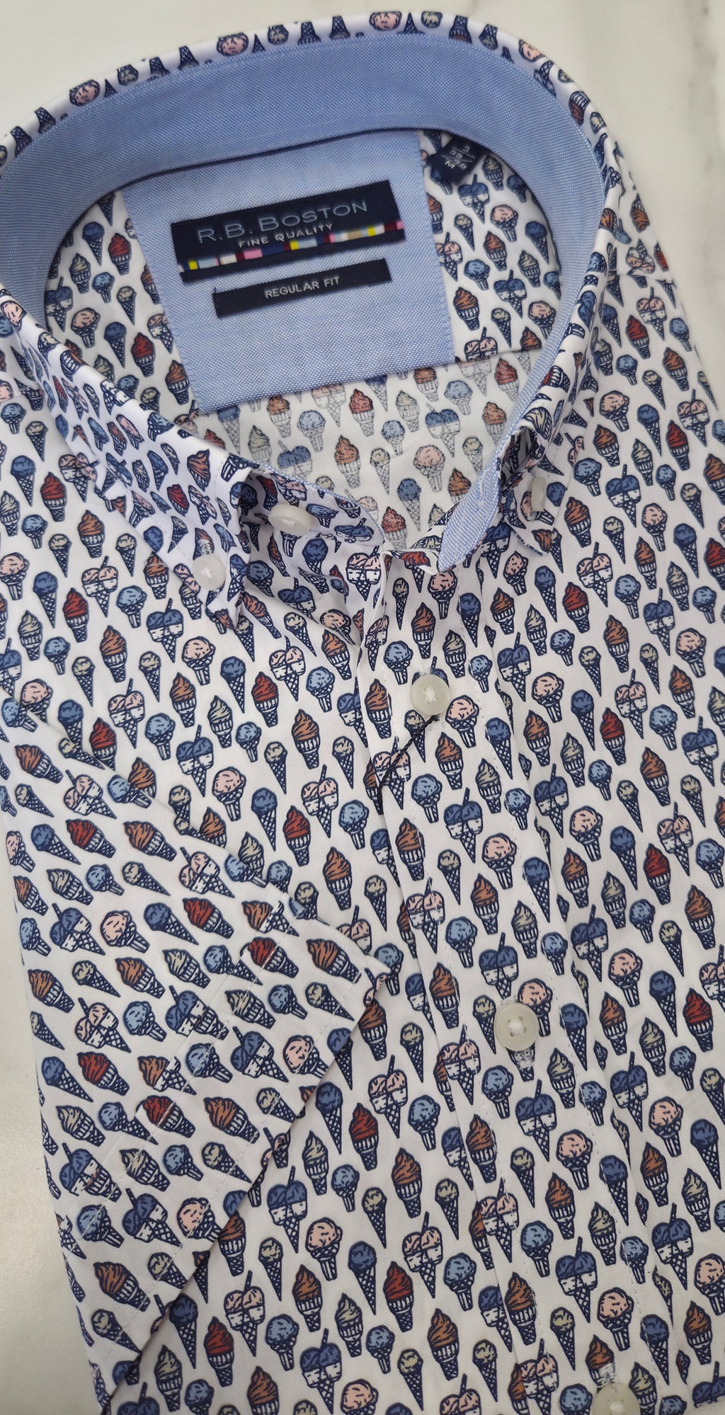 R.B BOSTON ICE CREAM S/S SHIRT (616670/311) - MULTI