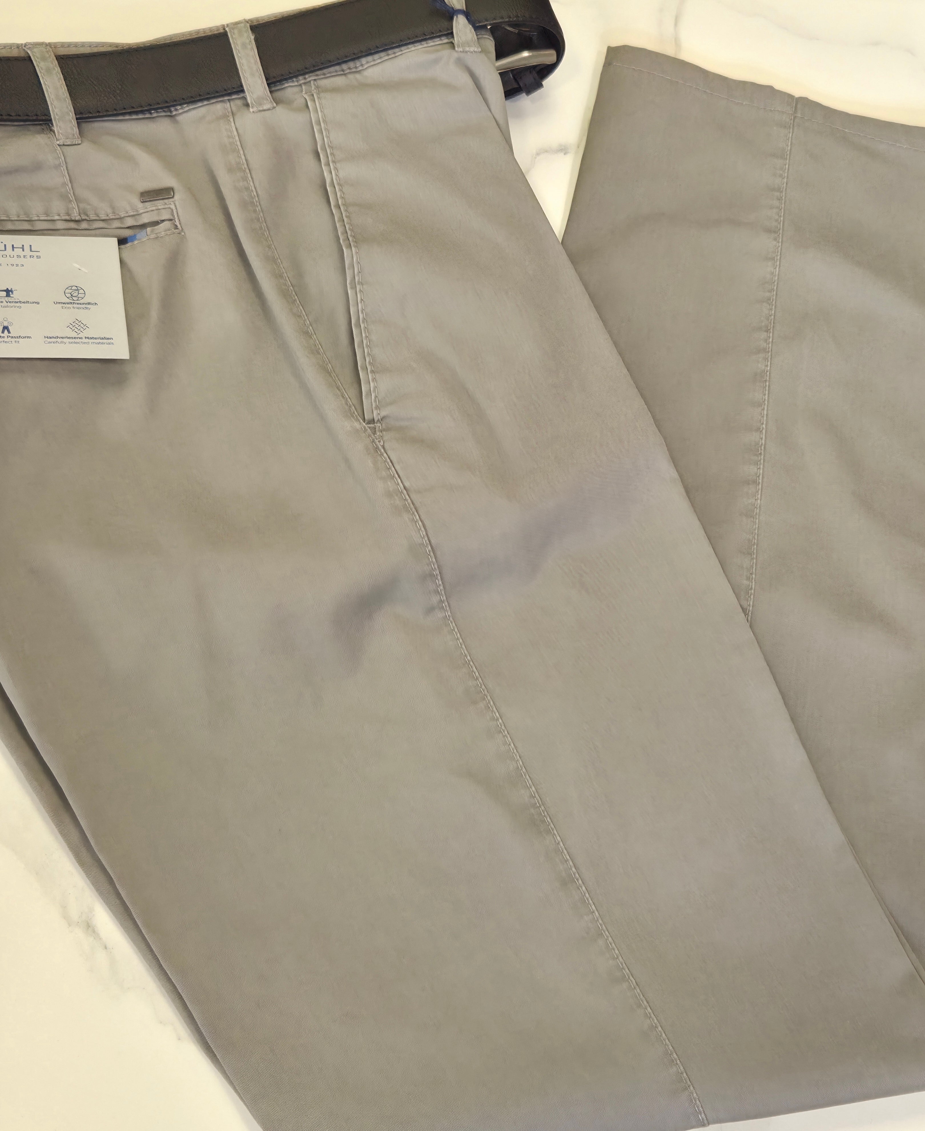 BRUHL PARMA B TROUSERS (0585-186960-092) - MID GREY
