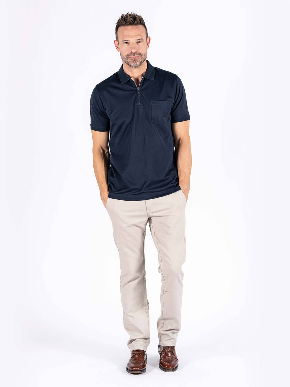 PRE END SAILOR POLO SHIRT - NAVY