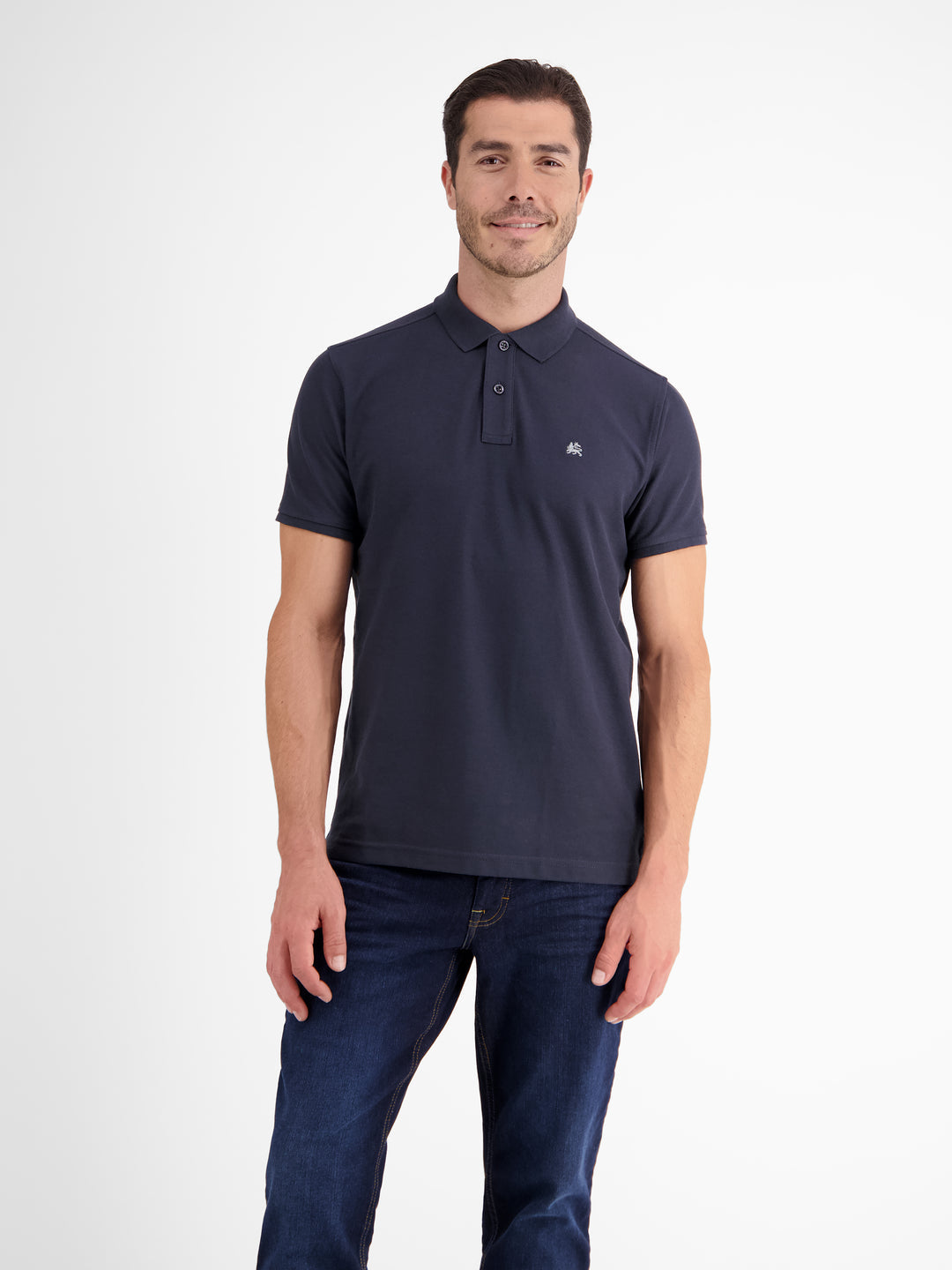 LERROS PIQUE POLO SHIRT - NAVY