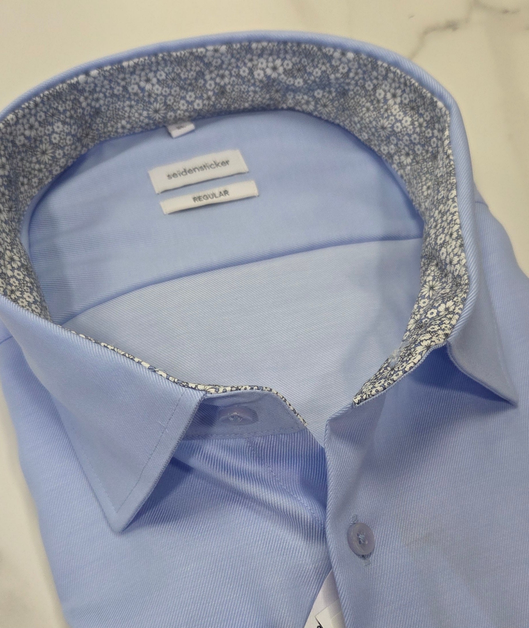 SEIDENSTICKER L/S REGULAR FIT (01.147200/11) - BABY BLUE