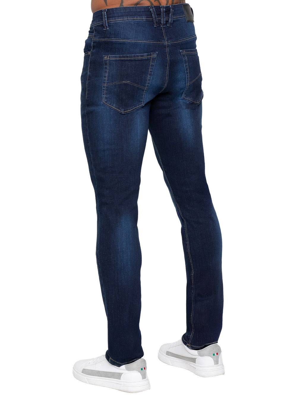 ENZO TAPERED STRETCH DENIM MJ53 - DARK WASH (DSW)