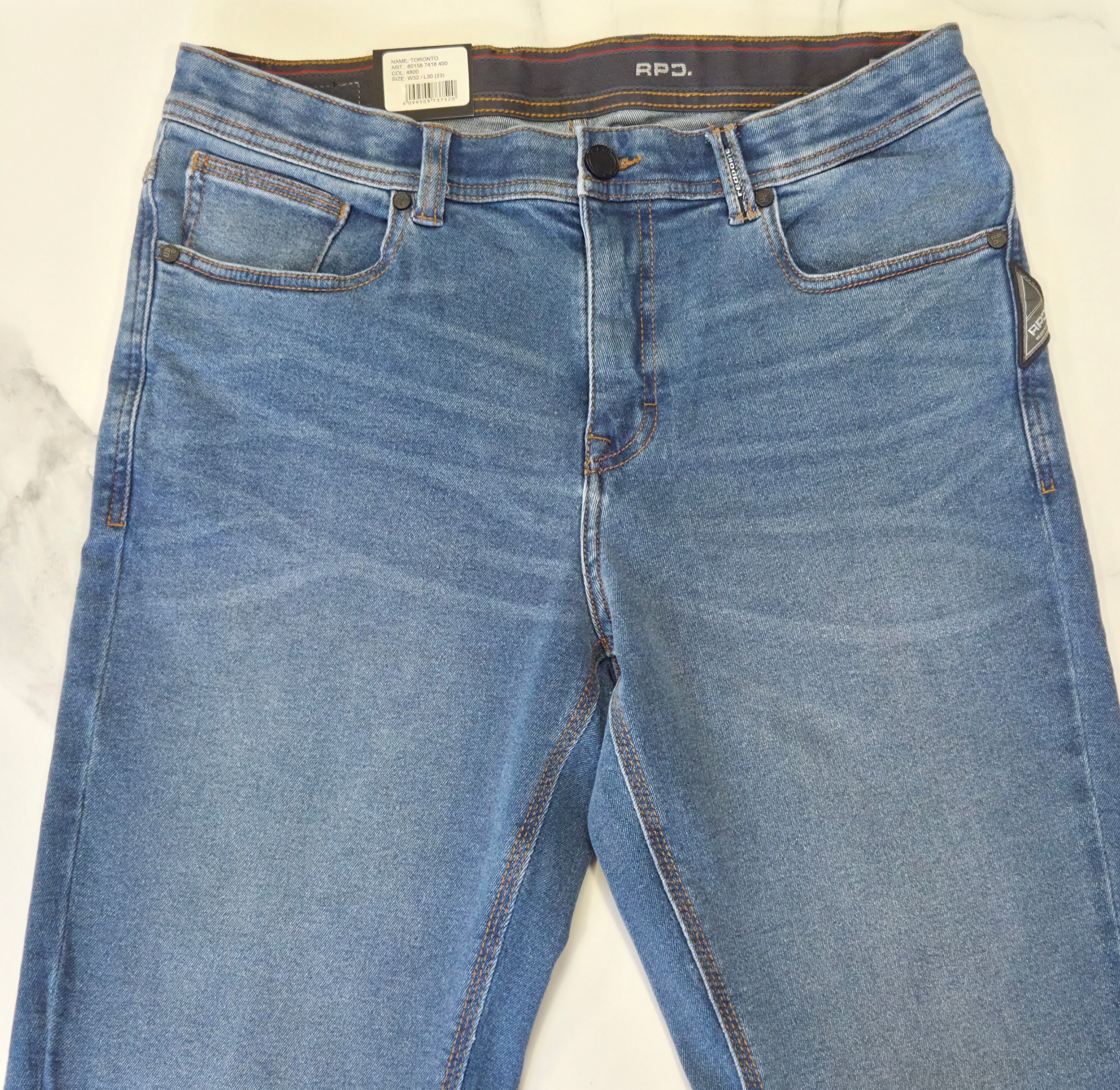 REDPOINT TORONTO 5 POCKET JEAN - LIGHT WASH
