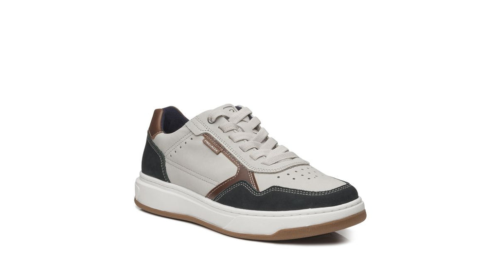 PEGADA NOBUCK RUNNER (111704-06) - LIGHT GREY/NAVY