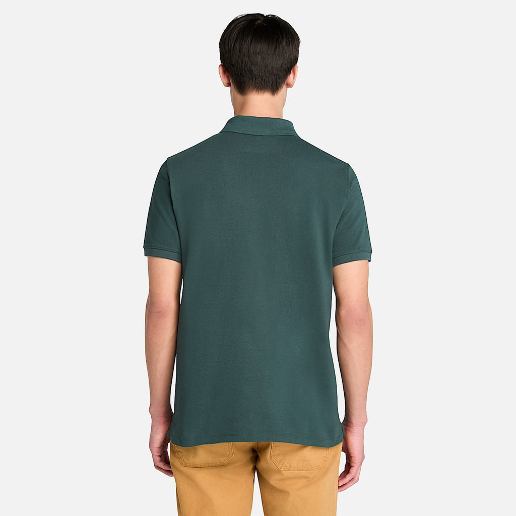TIMBERLAND PIQUE POLO SHIRT - EMERALD