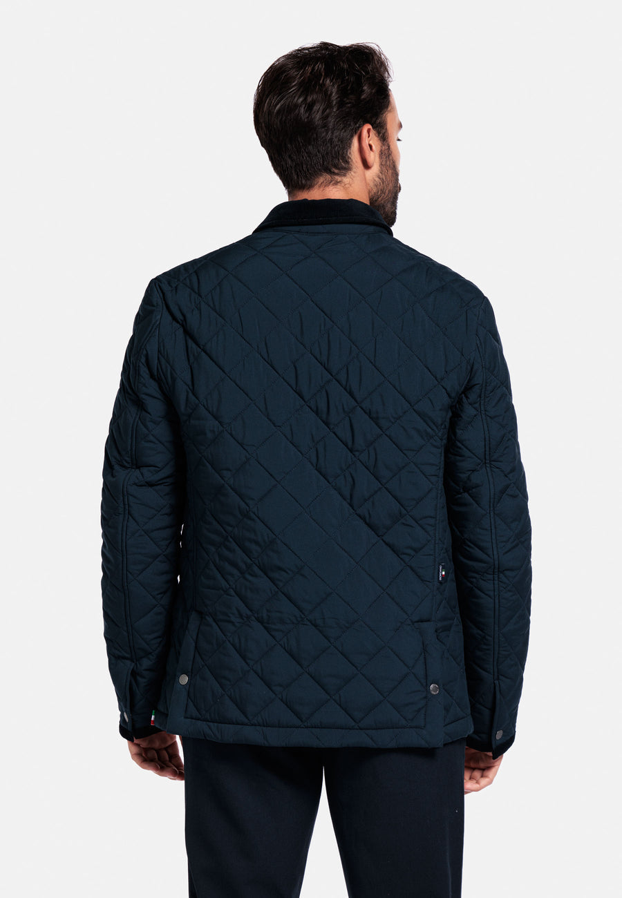 GIORDANO PALERMO QUILTED JACKET (622655/60) - NAVY