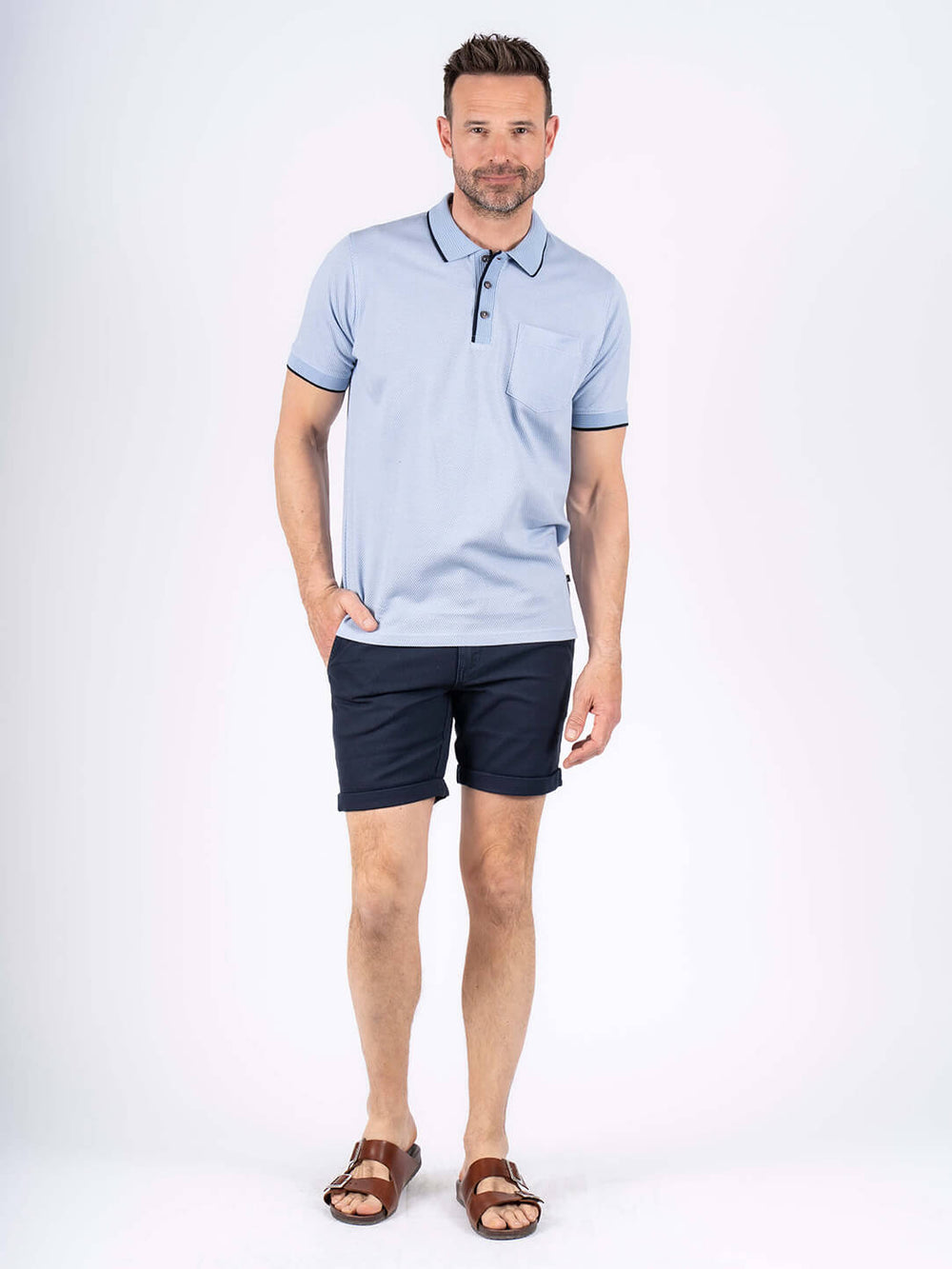 PRE END HESTER POLO SHIRT - BABY BLUE