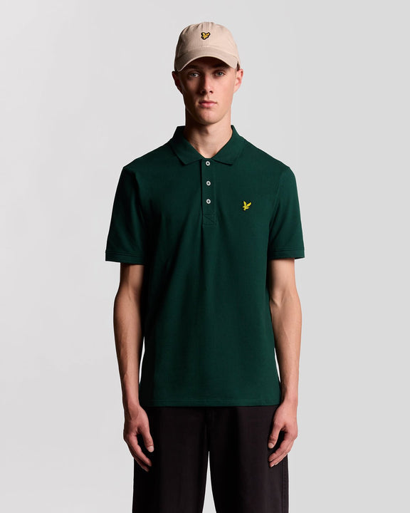 LYLE & SCOTT CORE POLO SHIRT- GREEN