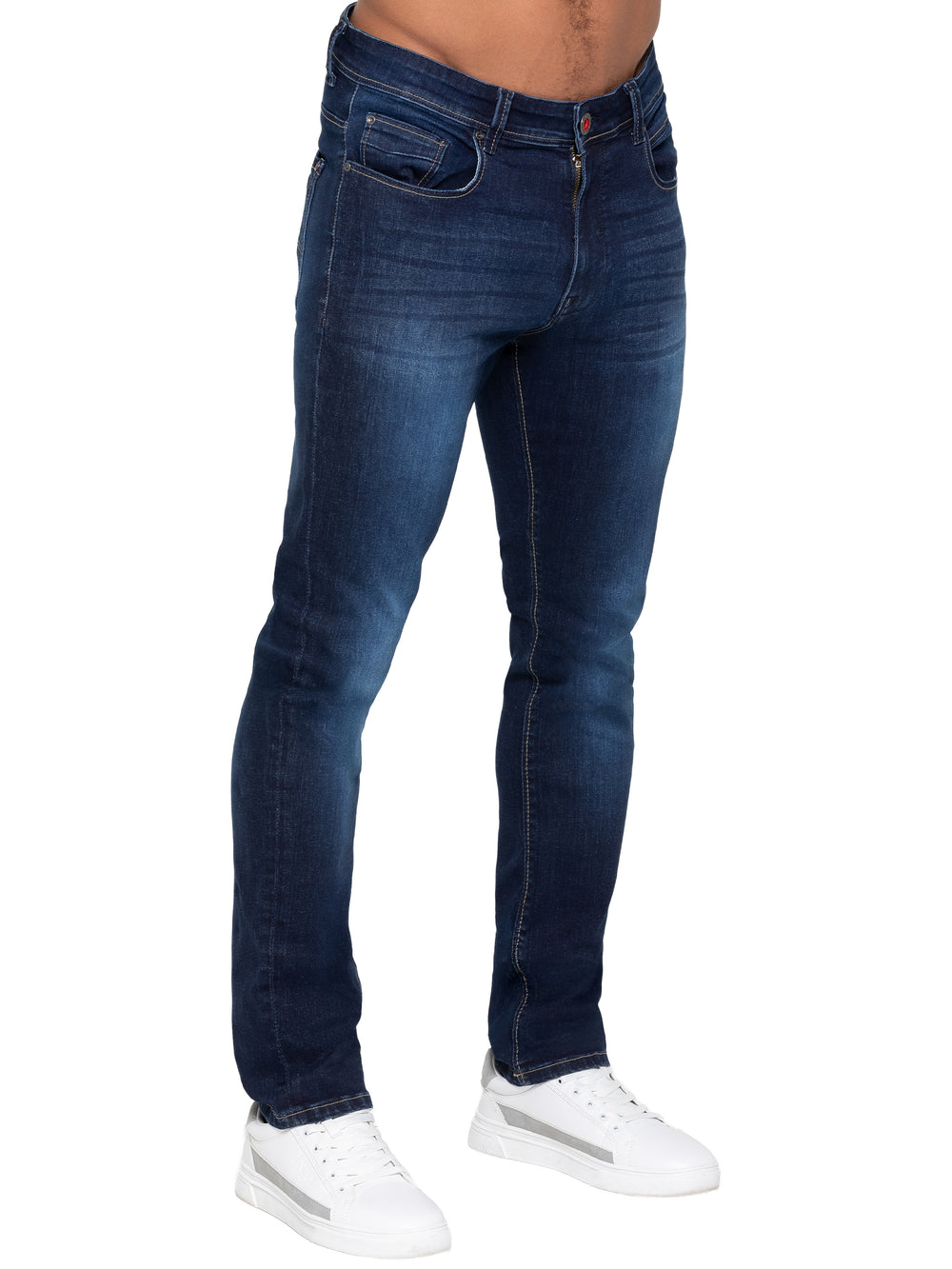 ENZO TAPERED STRETCH DENIM MJ53 - DARK WASH (DSW)