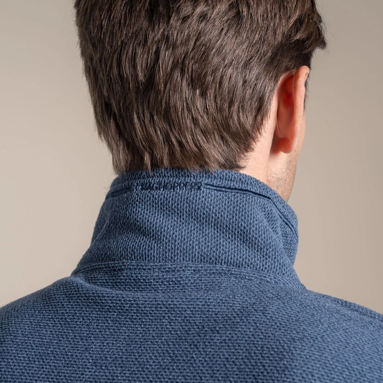 CRAGHOPPERS SOUTHER FULL ZIP FLEECE - NAVY BLUE