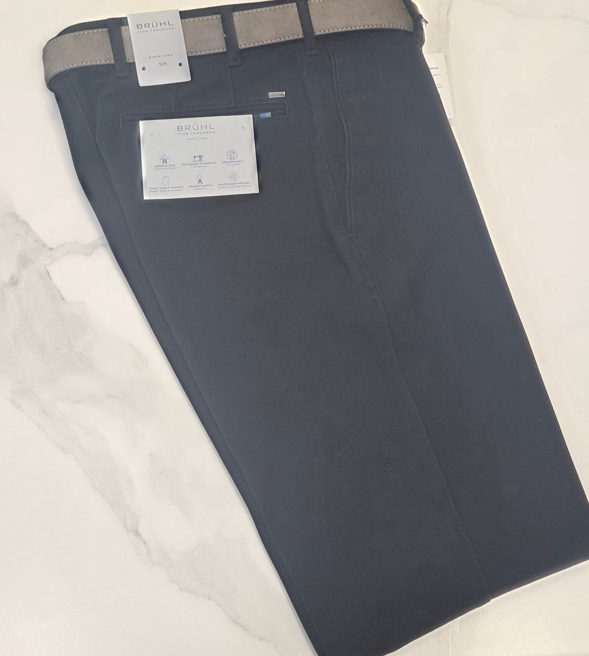 BRUHL PARMA B TROUSERS (0585-186550-092) - NAVY