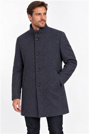 BUGATTI WOOL COAT (24201/390) - NAVY