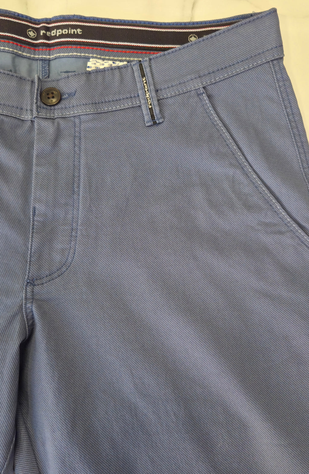REDPOINT ODESSA RELAXED FIT CHINO  - BLUE
