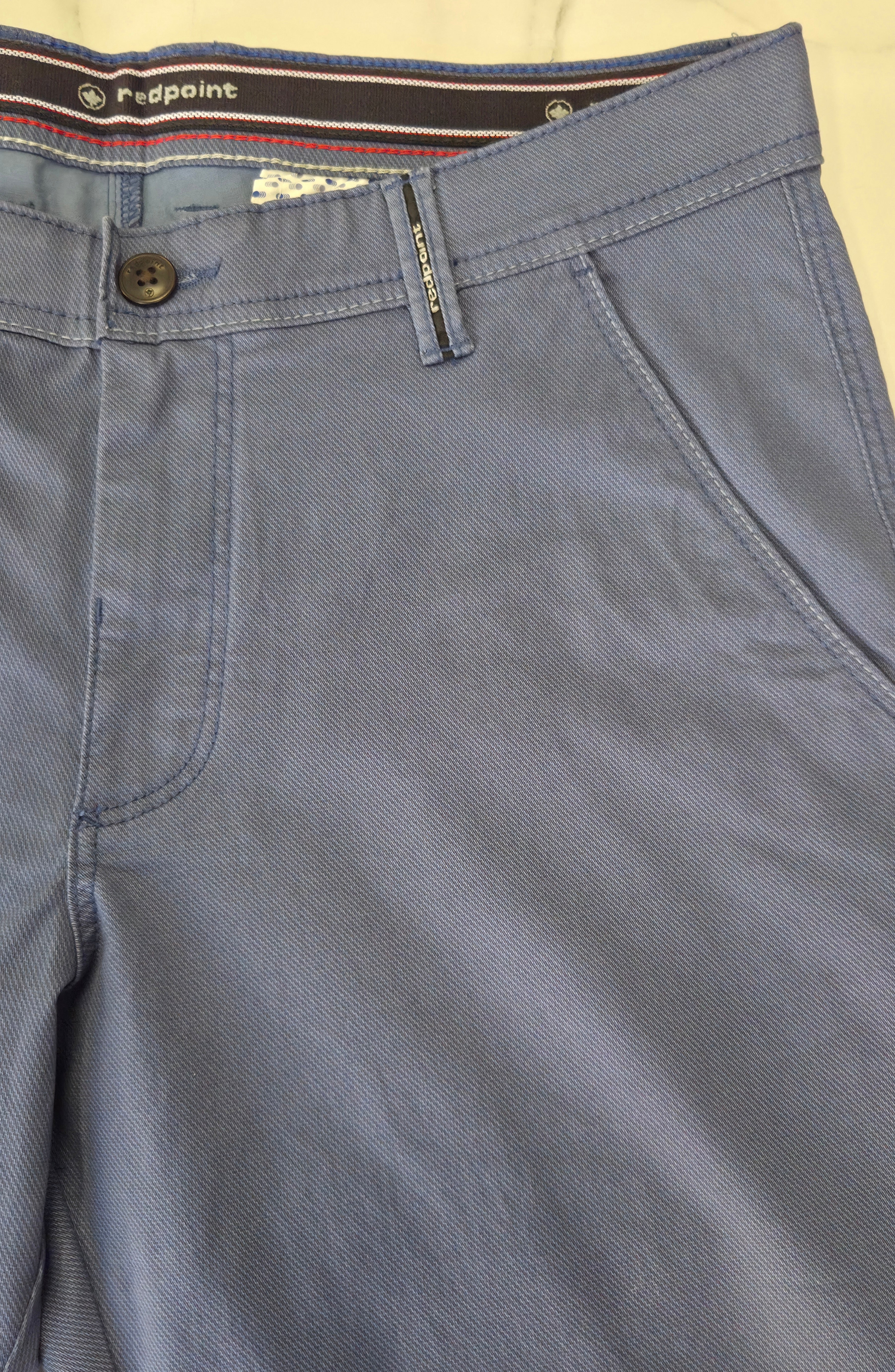 REDPOINT ODESSA RELAXED FIT CHINO  - BLUE