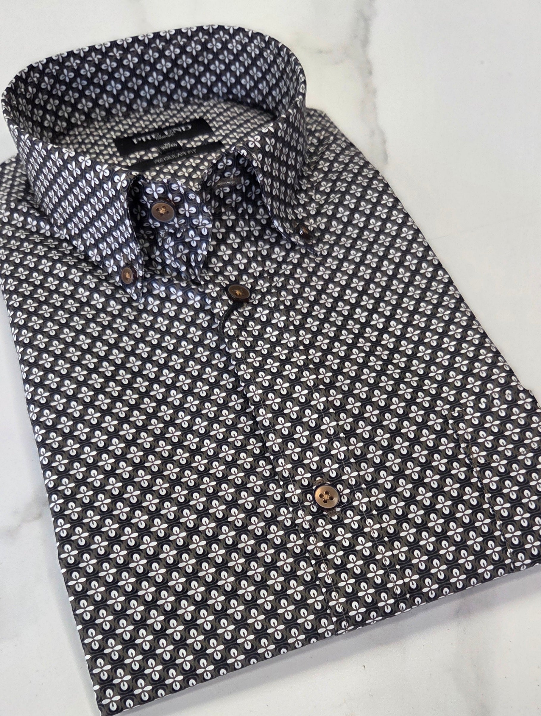 PRE END SORRENTO L/S SHIRT - BROWN