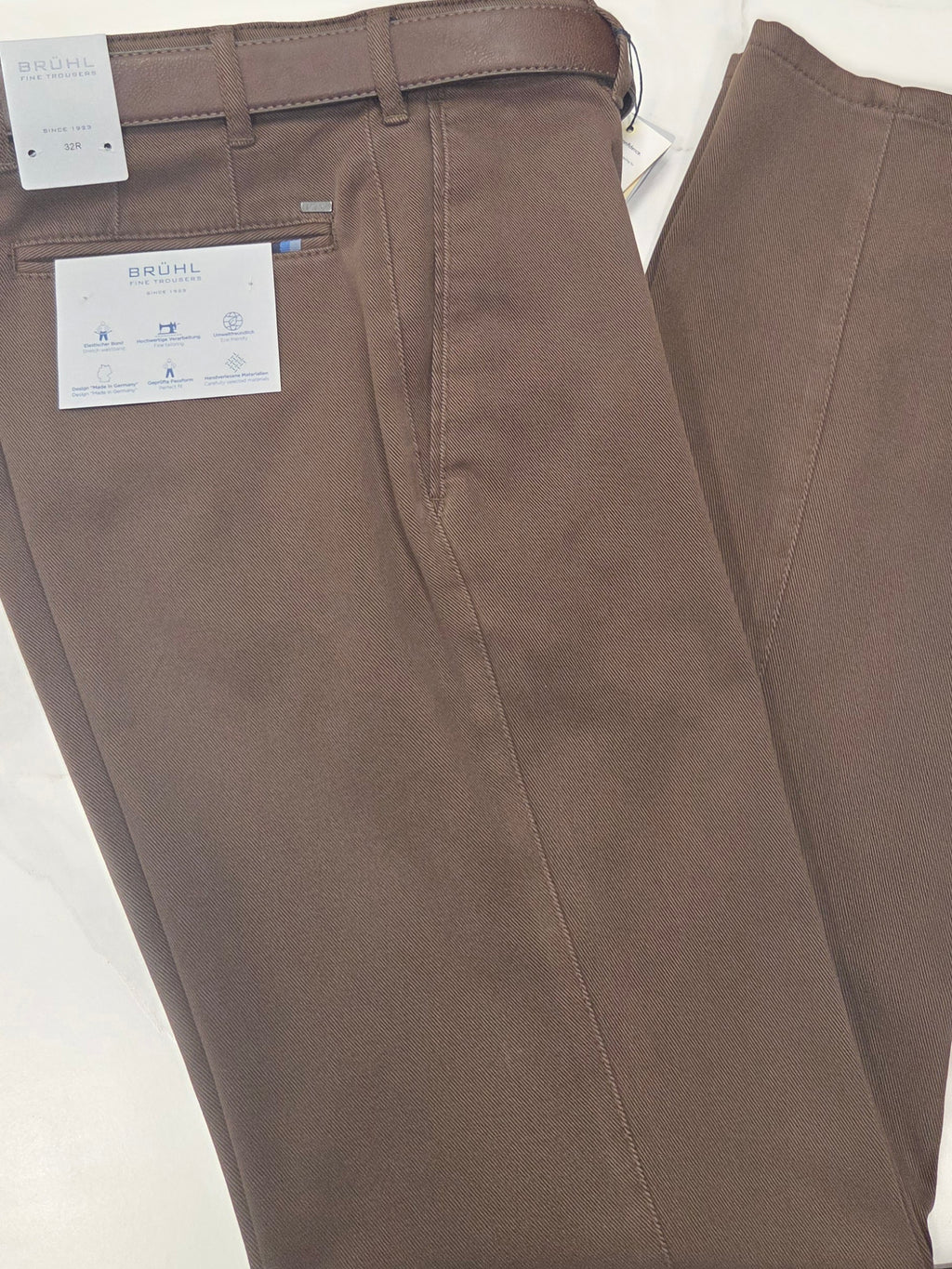 BRUHL PARMA B TROUSERS (0585-186550-092) - BROWN