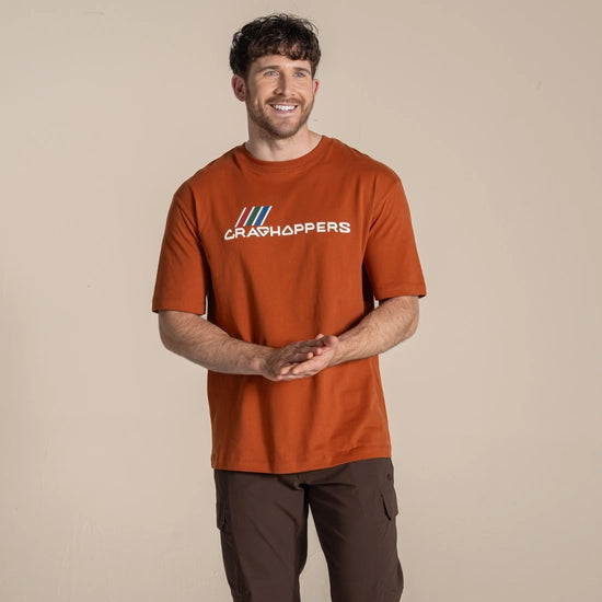 CRAGHOPPER LUCENT T-SHIRT - RUST