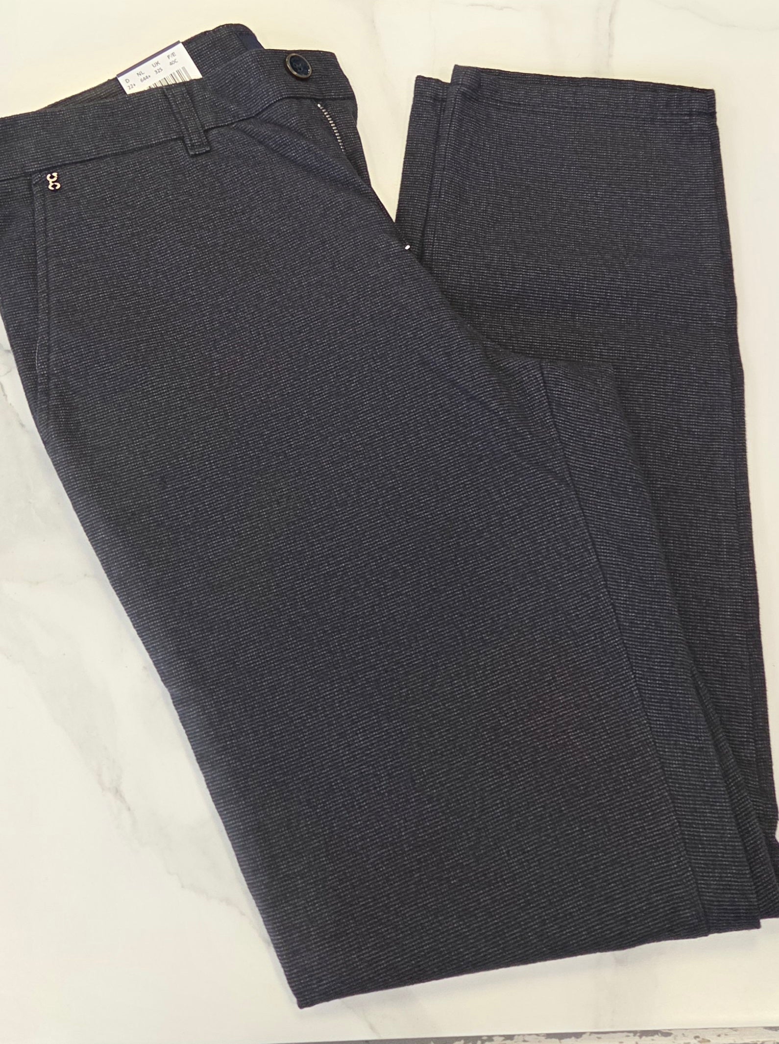 GARDEUR BONO SLIM BUSINESS TROUSERS (412431/1098) - CHARCOAL