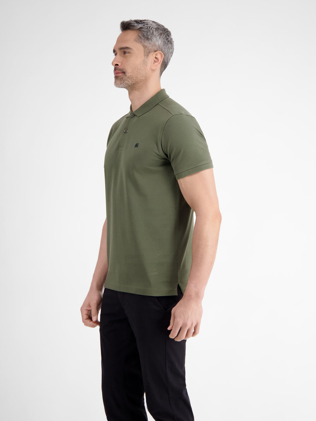 LERROS PIQUE POLOSHIRT - OLIVE