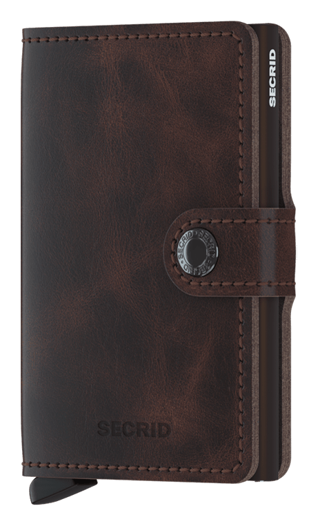 SECRID MINIWALLET VINTAGE - CHOCOLATE