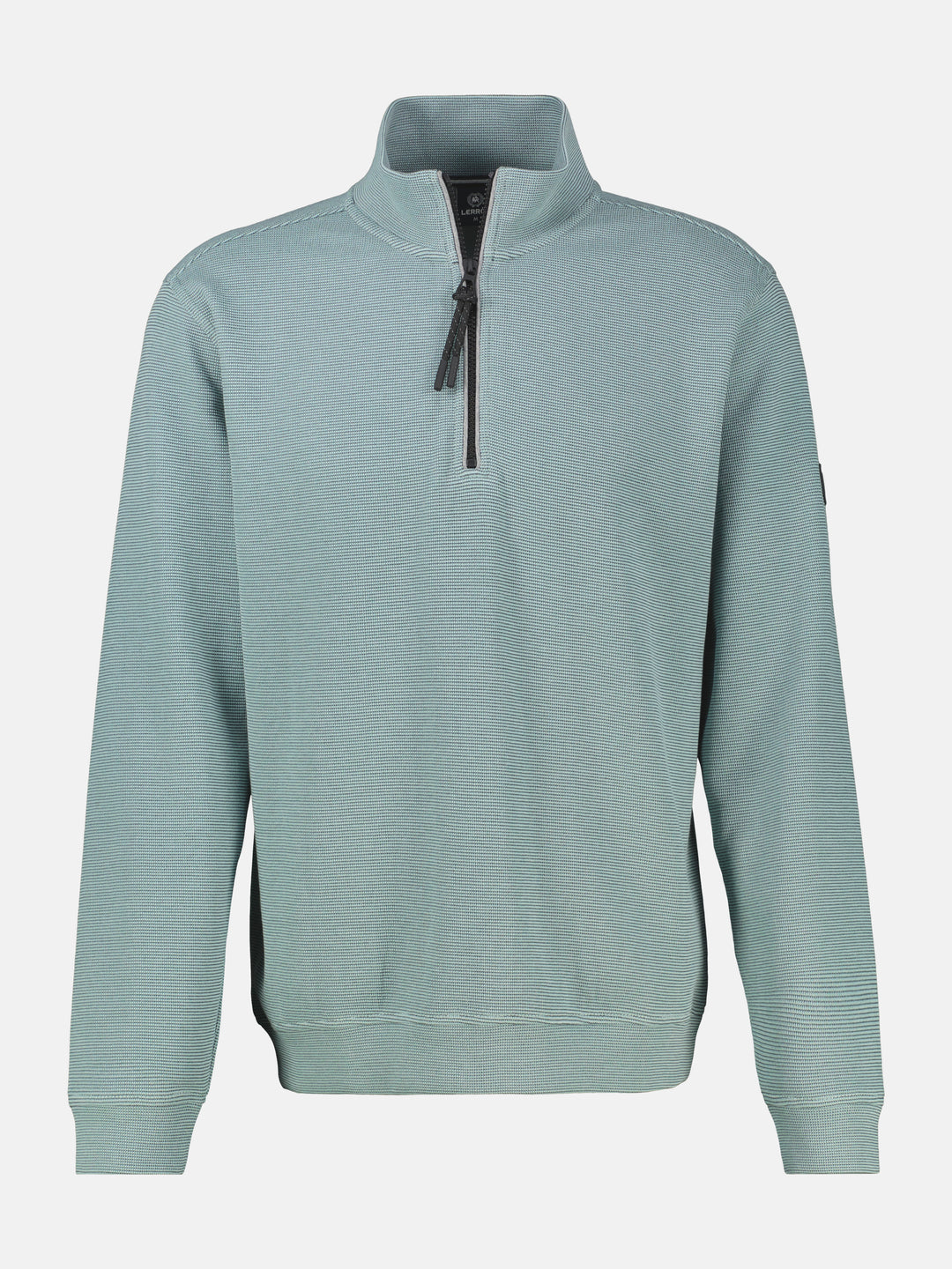 LERROS SELANIK 1/4 ZIP TROYER SWEATSHIRT - LIGHT GREEN