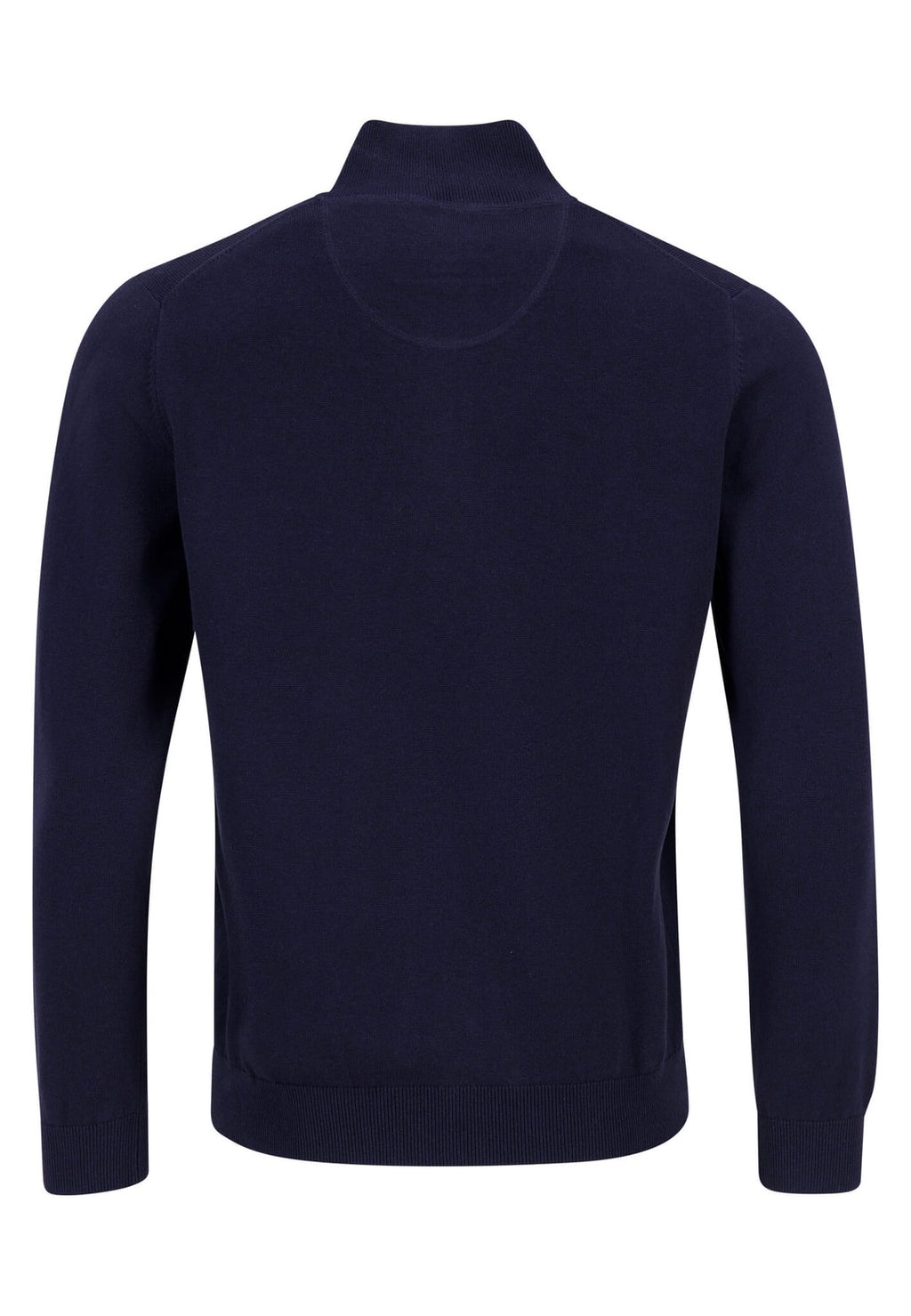 FYNCH HATTON 1/4 ZIP KNITWEAR - NAVY (1314215)