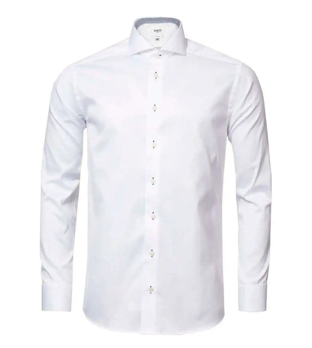 WHITE LABEL TAPERED FIT SHIRT  (5076) - WHITE