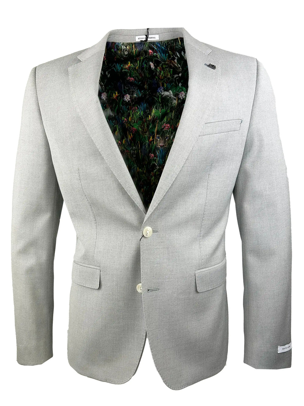 WHITE LABEL TAPERED FIT JASPER BLAZER (86055) - LIGHT GREY